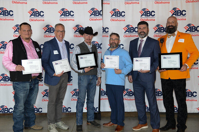 7 VSC Fire team members posing with STEP Awards.