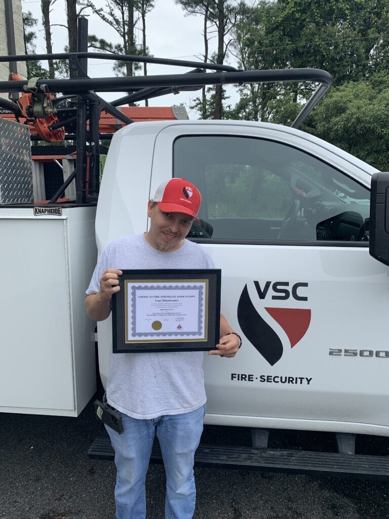 Gage Dittbrenner with his Level 1 AFSA Certification